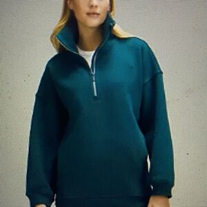 lululemon athletica thick fleece half zip Sweatshirt